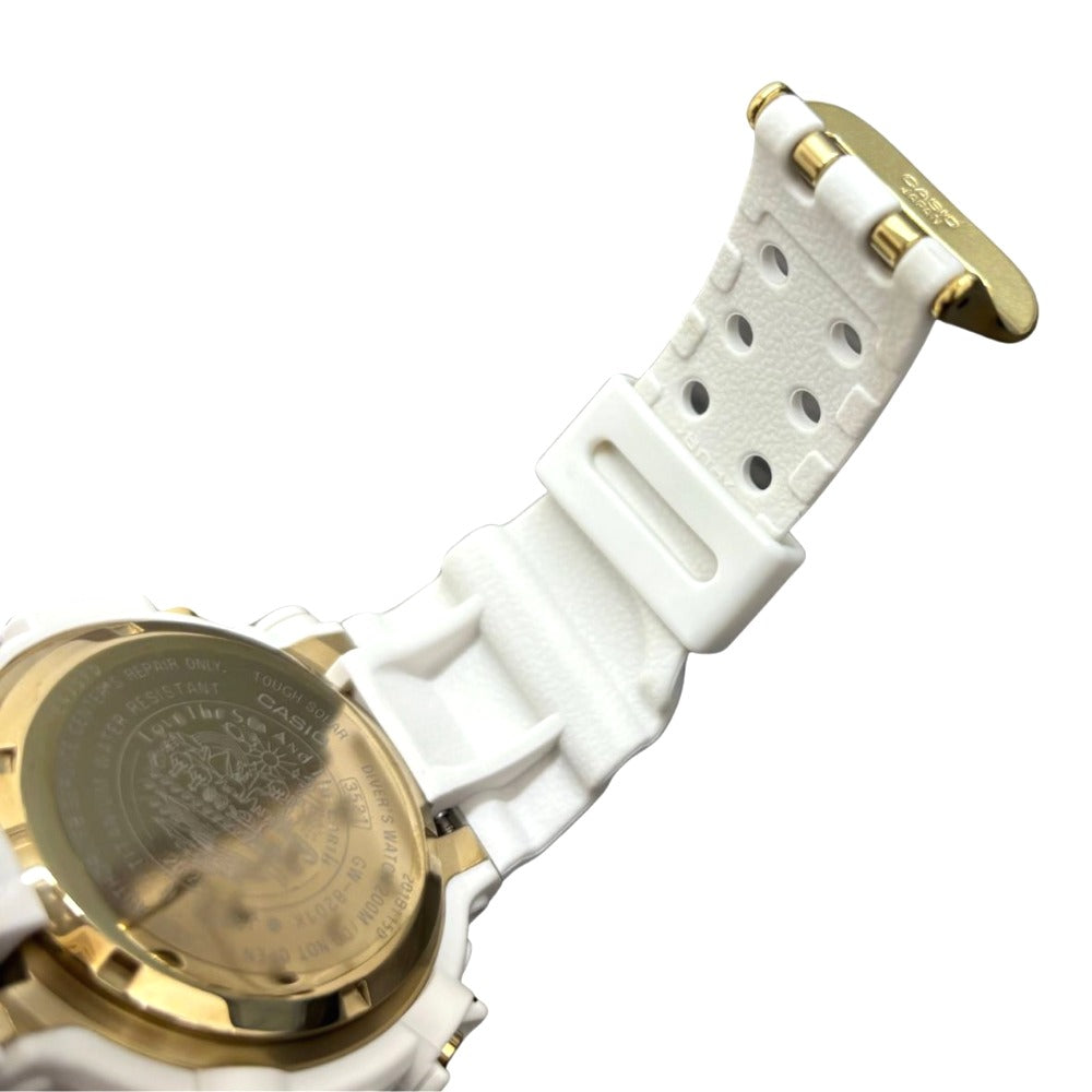 ジーショック 腕時計 FROGMAN GW-8201K-7JR イルクジ ICERC Japanコラボモデル 2024 MASTER OF G-SEA ホワイト ゴールド CASIOメンズ