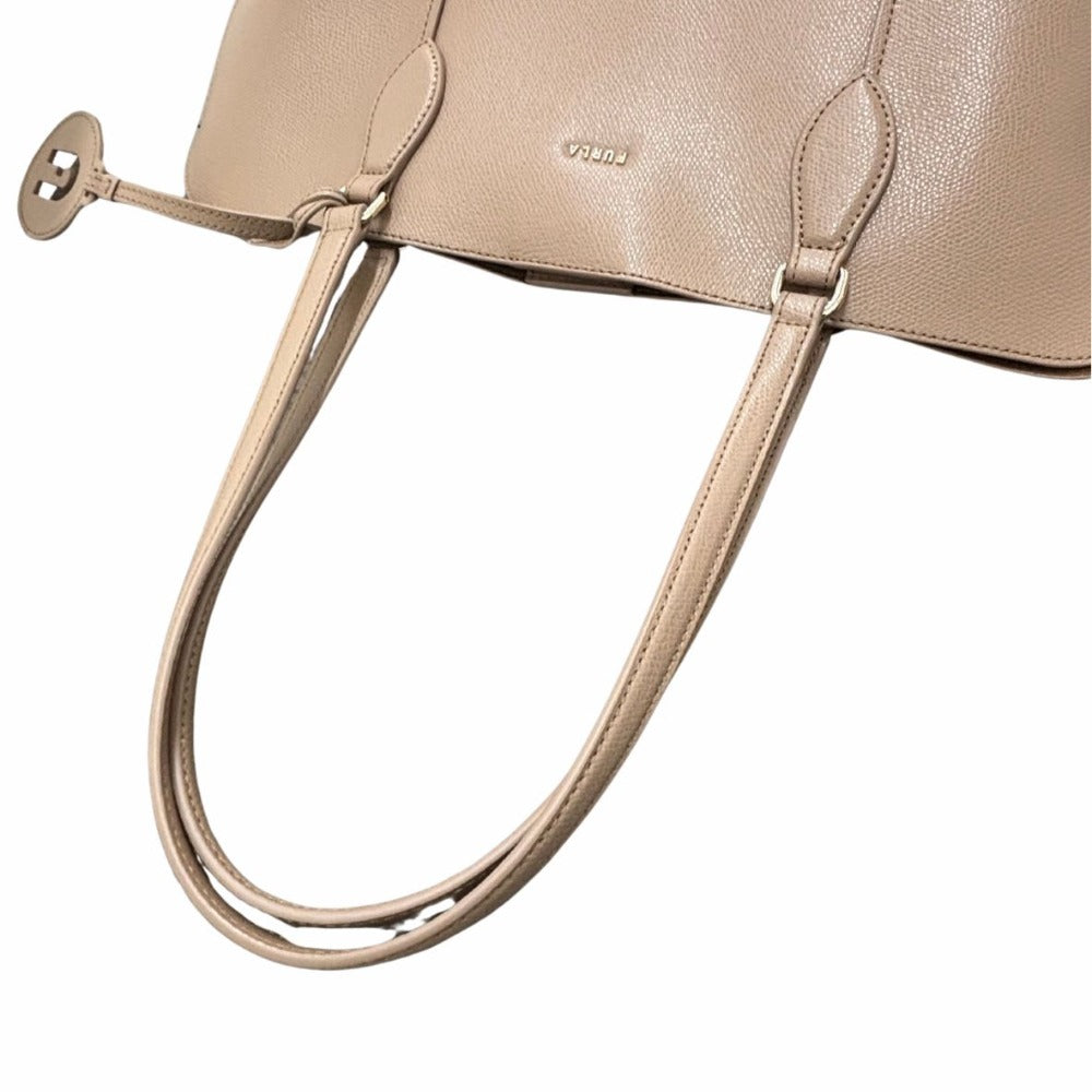 フルラ トートバッグ ヴィットリア トート ブラウン ベージュ WB01509ARE0001257S 大容量 A4対応 肩掛け レディース 未使用品