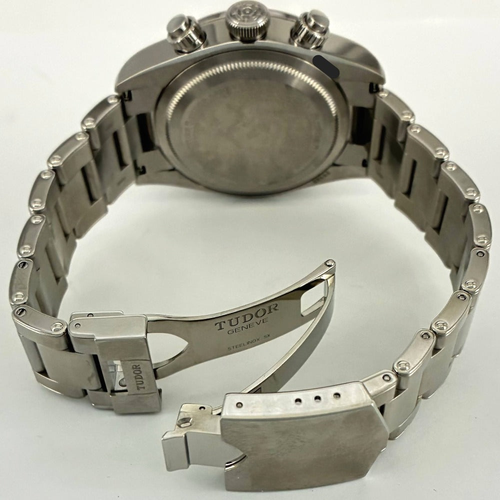 チューダー 79360N -0001 ブラックベイクロノ 41mm クロノグラフ メタルブレス 自動巻き メンズ TUDOR 腕時計