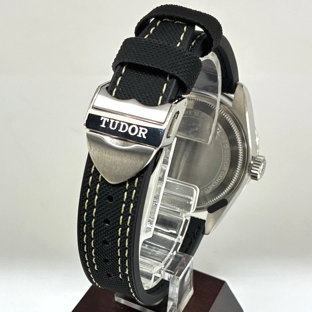 チューダー 79470 -0003 ブラックベイプロ 39mm レザー＆ラバー ストラップ 自動巻き メンズ TUDOR 腕時計