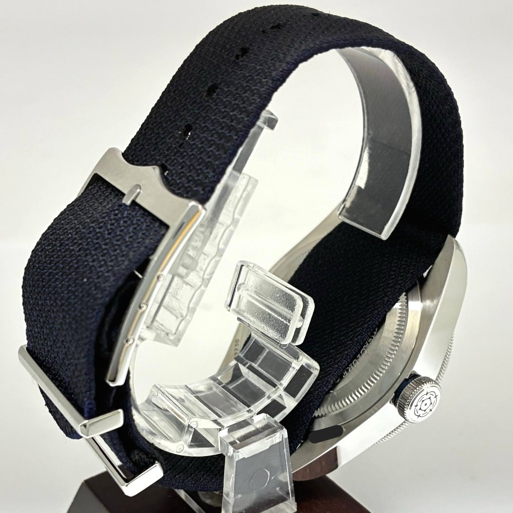 チューダー 79230B -0006 ブラックベイ 41mm ブルー アルミベゼル ダイバーズ ファブリックストラップ 自動巻き メンズ TUDOR 腕時計