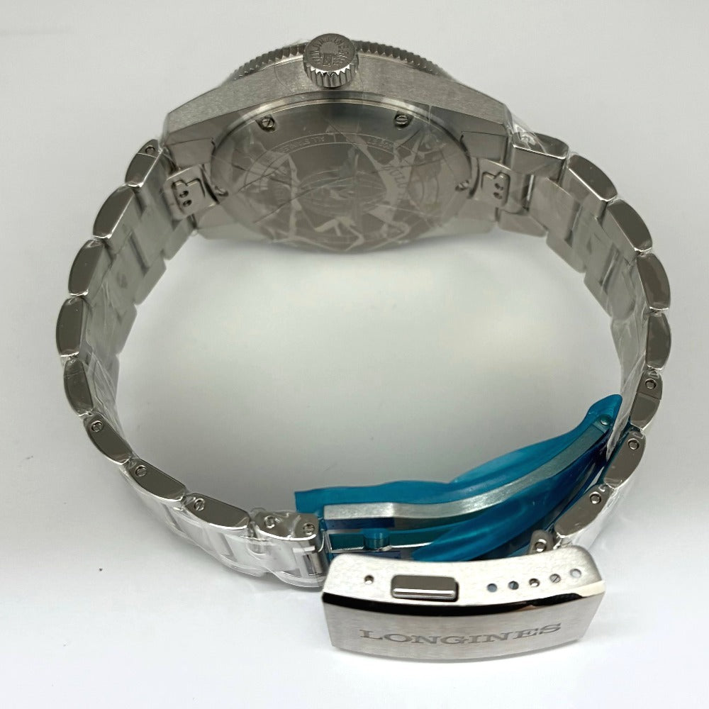 ロンジン L3.812.4.63.6 39mm 黒 スピリット ズールータイム GMT機能 ブラック セラミック 自動巻き メンズ LONGINES 腕時計