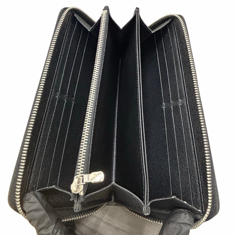 エピ･レザー ジッピー･ウォレット ルイ・ヴィトン 長財布 M61857 ブラック レザー シルバー金具 牛革 メンズ