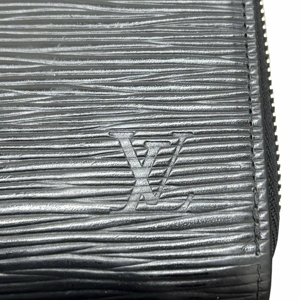 エピ･レザー ジッピー･ウォレット ルイ・ヴィトン 長財布 M61857 ブラック レザー シルバー金具 牛革 メンズ