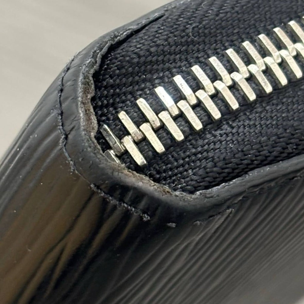 エピ･レザー ジッピー･ウォレット ルイ・ヴィトン 長財布 M61857 ブラック レザー シルバー金具 牛革 メンズ