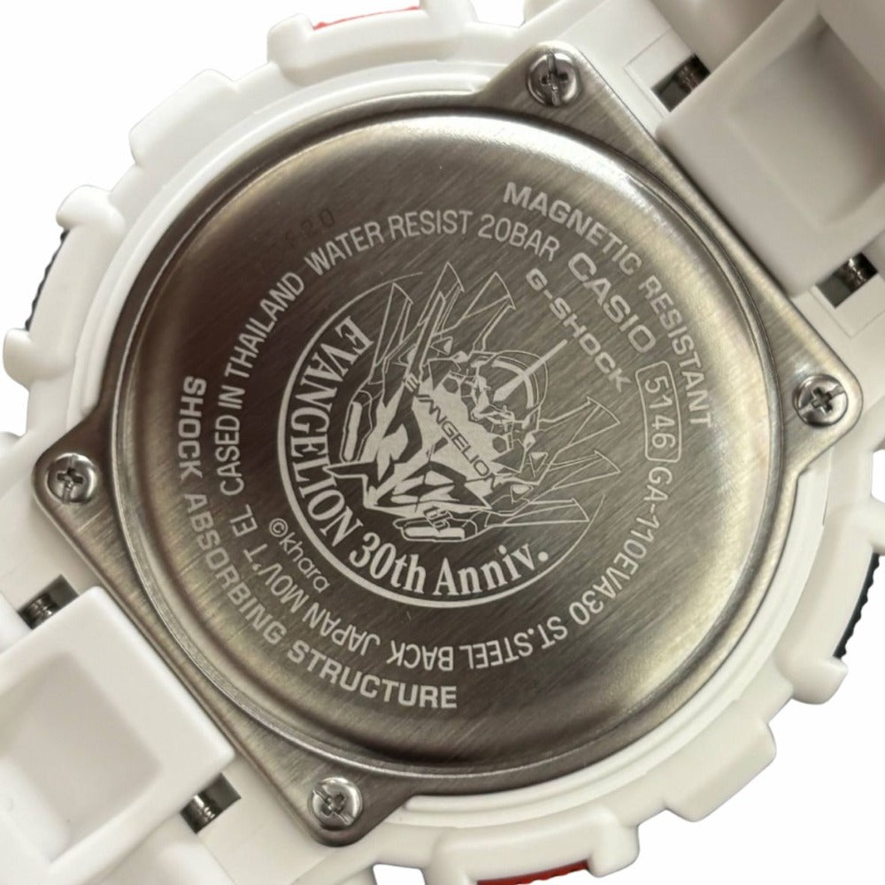 未使用品 GA-110EVA30 Gショック エヴァンゲリオン 30周年限定 コラボモデル エヴァ EVA クオーツ マルチカラー 樹脂 ステンレス CASIO 腕時計
