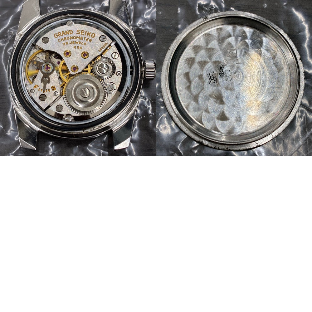 グランドセイコー セカンド 57GS Ref.43999 36.5mm 初期ダイアル AD文字盤 Wセイコー竜頭 クロノメーター Cal.430 メダリオン有り SEIKO Grand Seiko 腕時計