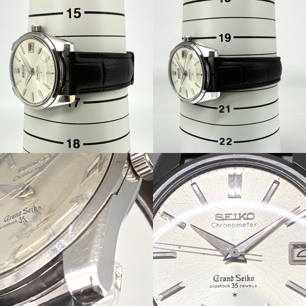 グランドセイコー セカンド 57GS Ref.43999 36.5mm 初期ダイアル AD文字盤 Wセイコー竜頭 クロノメーター Cal.430 メダリオン有り SEIKO Grand Seiko 腕時計