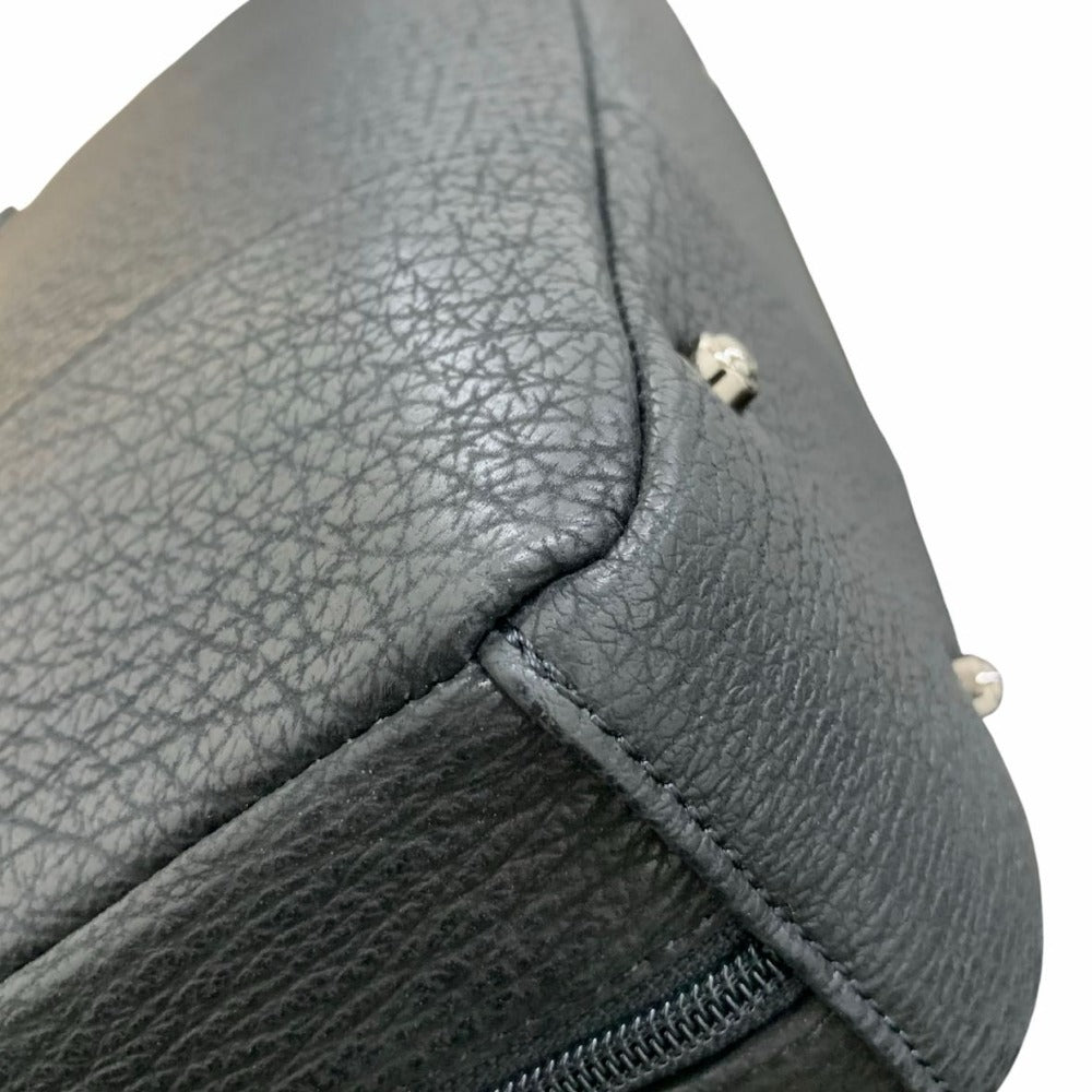 シャーク ブラック フォーマルバッグ ハンドバッグ レディース 本革 ボックス型 黒色 冠婚葬祭 サメ革 鮫革 未使用品