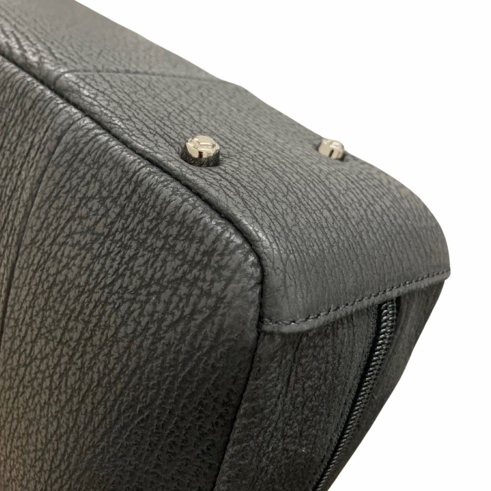 シャーク ブラック フォーマルバッグ ハンドバッグ レディース 本革 ボックス型 黒色 冠婚葬祭 サメ革 鮫革 未使用品