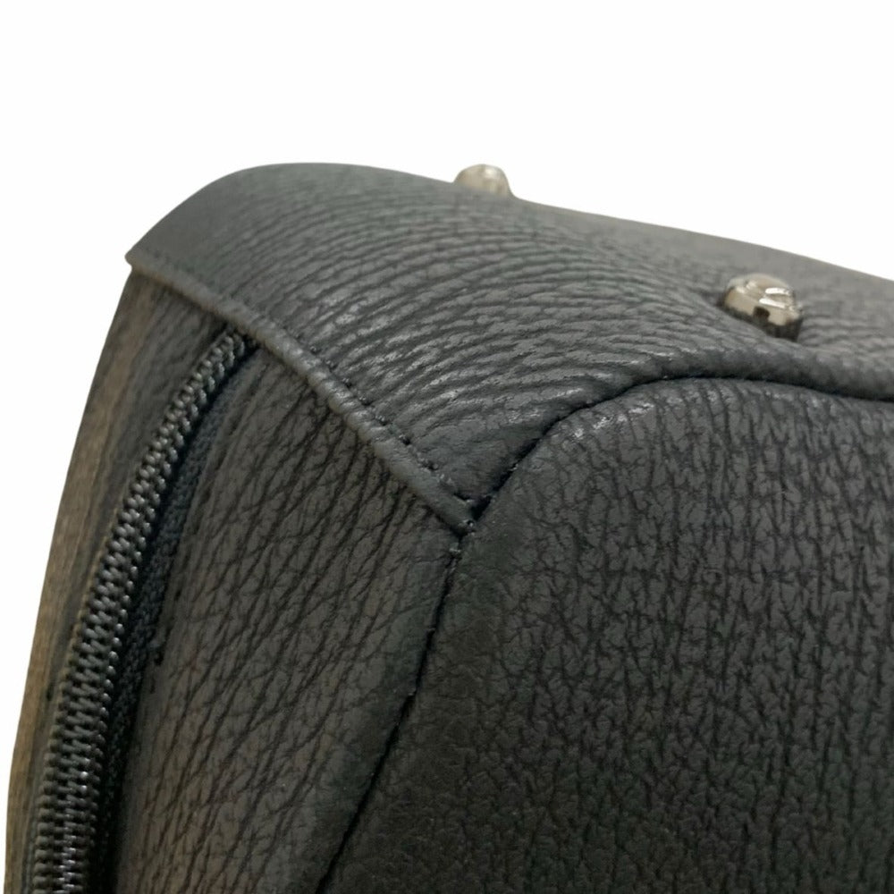 シャーク ブラック フォーマルバッグ ハンドバッグ レディース 本革 ボックス型 黒色 冠婚葬祭 サメ革 鮫革 未使用品