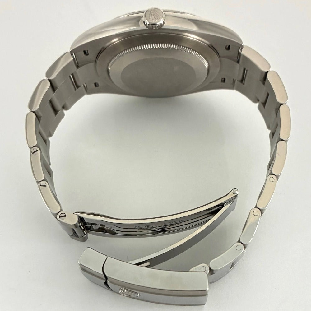 ロレックス デイトジャスト 41 Ref.126300 41mm 保証書2025年 オイスターブレス ブルー文字盤 キャリバー3235 メンズ ROLEX 腕時計