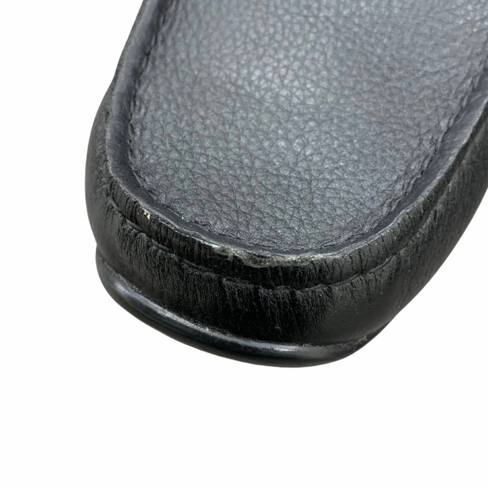 リーガル ドライビングシューズ 25.5cm 本革 スリッポン レザー ブラック 黒 モカシン カジュアル デッキシューズ メンズ REGAL