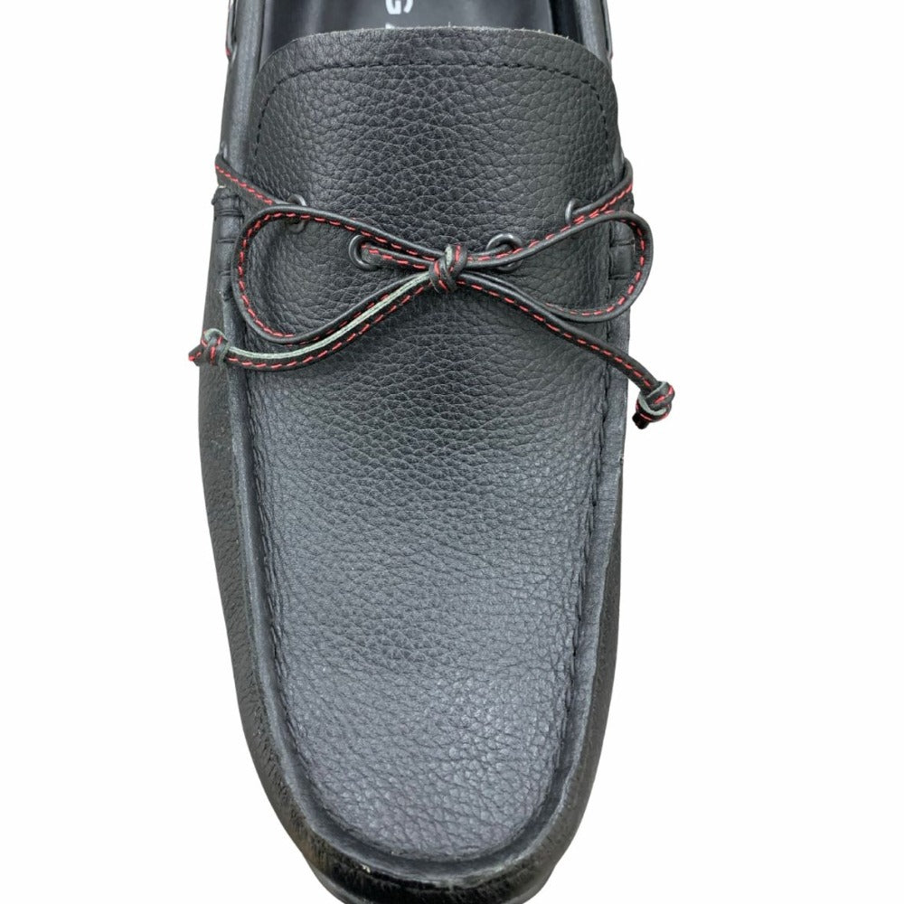 リーガル ドライビングシューズ 25.5cm 本革 スリッポン レザー ブラック 黒 モカシン カジュアル デッキシューズ メンズ REGAL