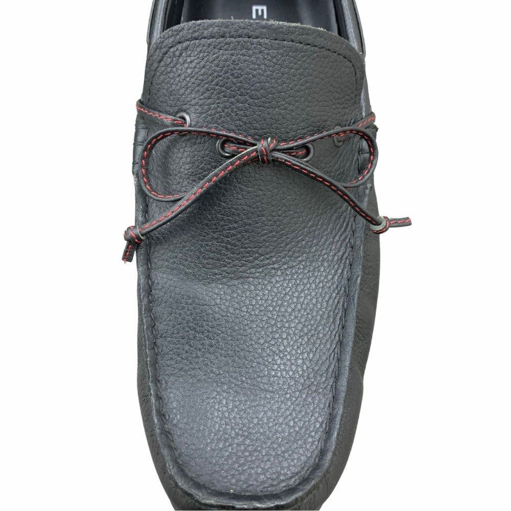 リーガル ドライビングシューズ 25.5cm 本革 スリッポン レザー ブラック 黒 モカシン カジュアル デッキシューズ メンズ REGAL