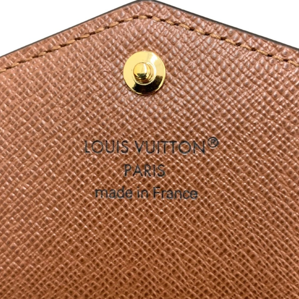 ルイヴィトン 長財布 モノグラム M60531 ポルトフォイユ･サラ RFID内蔵 ゴールド金具 PVC レザー ブラウン シンプル レディース 未使用品