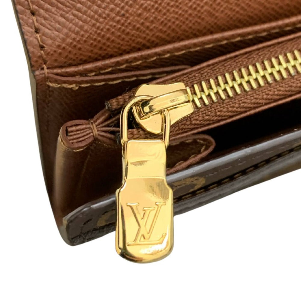 ルイヴィトン 長財布 モノグラム M60531 ポルトフォイユ･サラ RFID内蔵 ゴールド金具 PVC レザー ブラウン シンプル レディース 未使用品