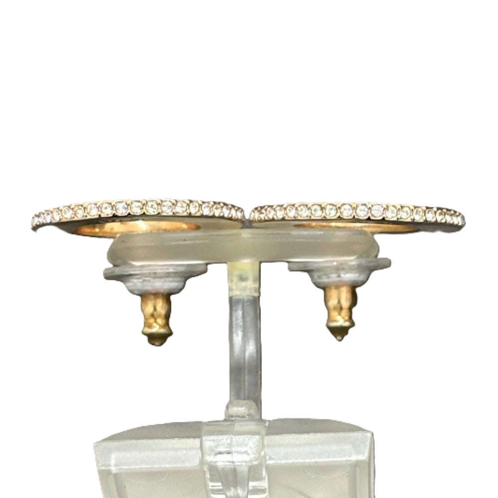 スワロフスキー フープピアス ブラック フィーバー ローズゴールドコーティング 5352005 シンプル レディース SWAROVSKI