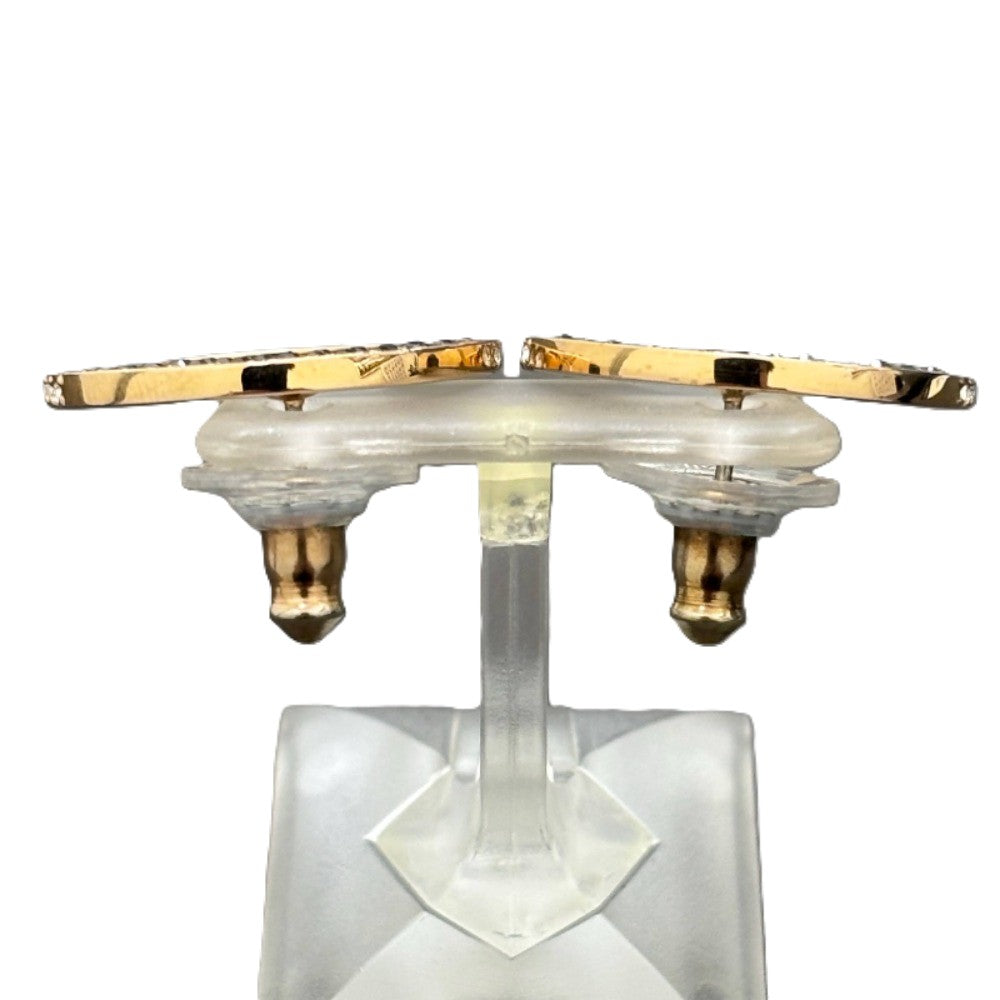 スワロフスキー フープピアス ブラック フィーバー ローズゴールドコーティング 5352005 シンプル レディース SWAROVSKI