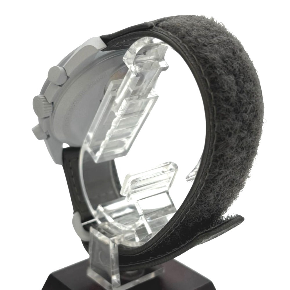 オメガ×スウォッチ 腕時計 MISSION TO PLUTO SO33M101 電池交換済 クオーツ スピードマスター コラボモデル メンズ OMEGA Swatch