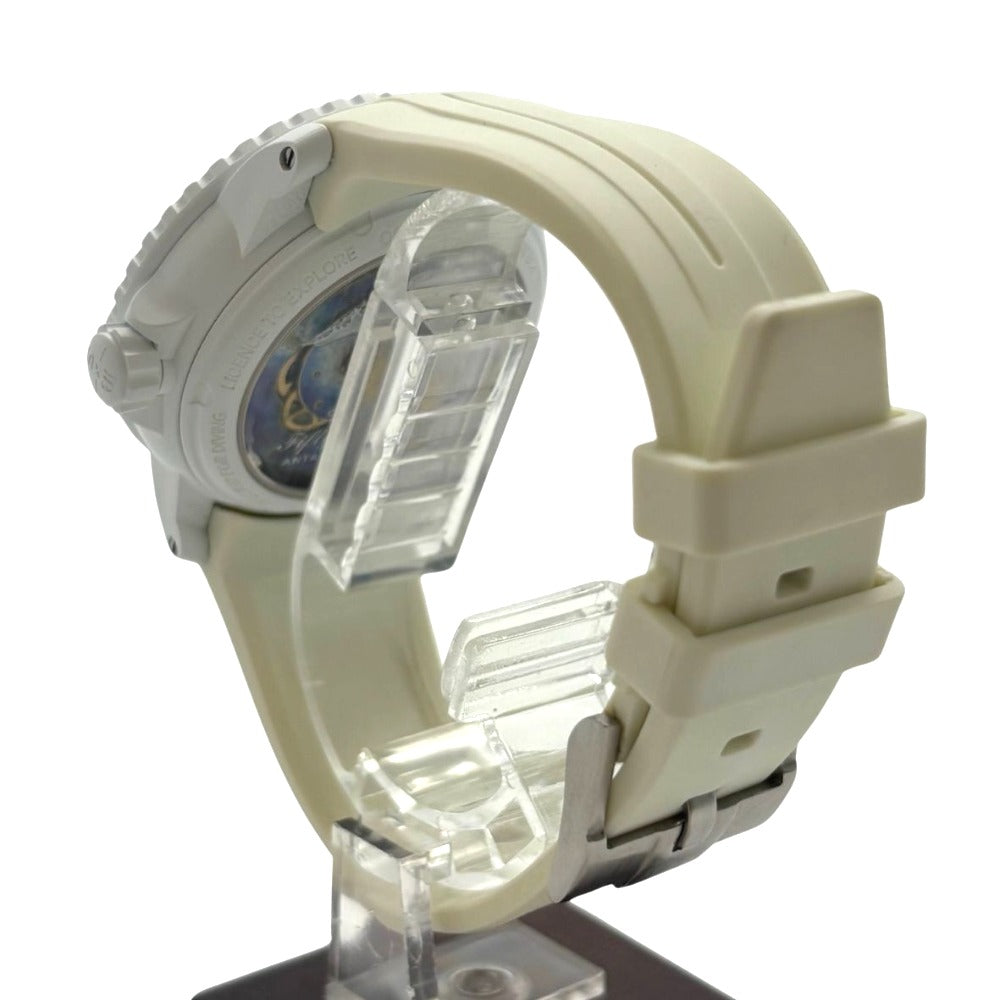 ブランパン×スウォッチ 腕時計 ANTARCTIC OCEAN SO35S100 フィフティファゾムス 自動巻き ダイバーズ ホワイト Blancpain Swatch