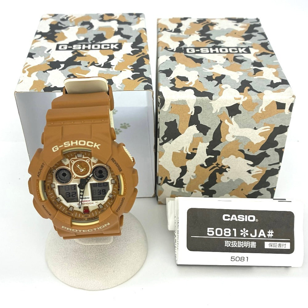 カシオ ジーショック GA-100SHB-5AJR 柴犬 ワンちゃん 犬 限定モデル