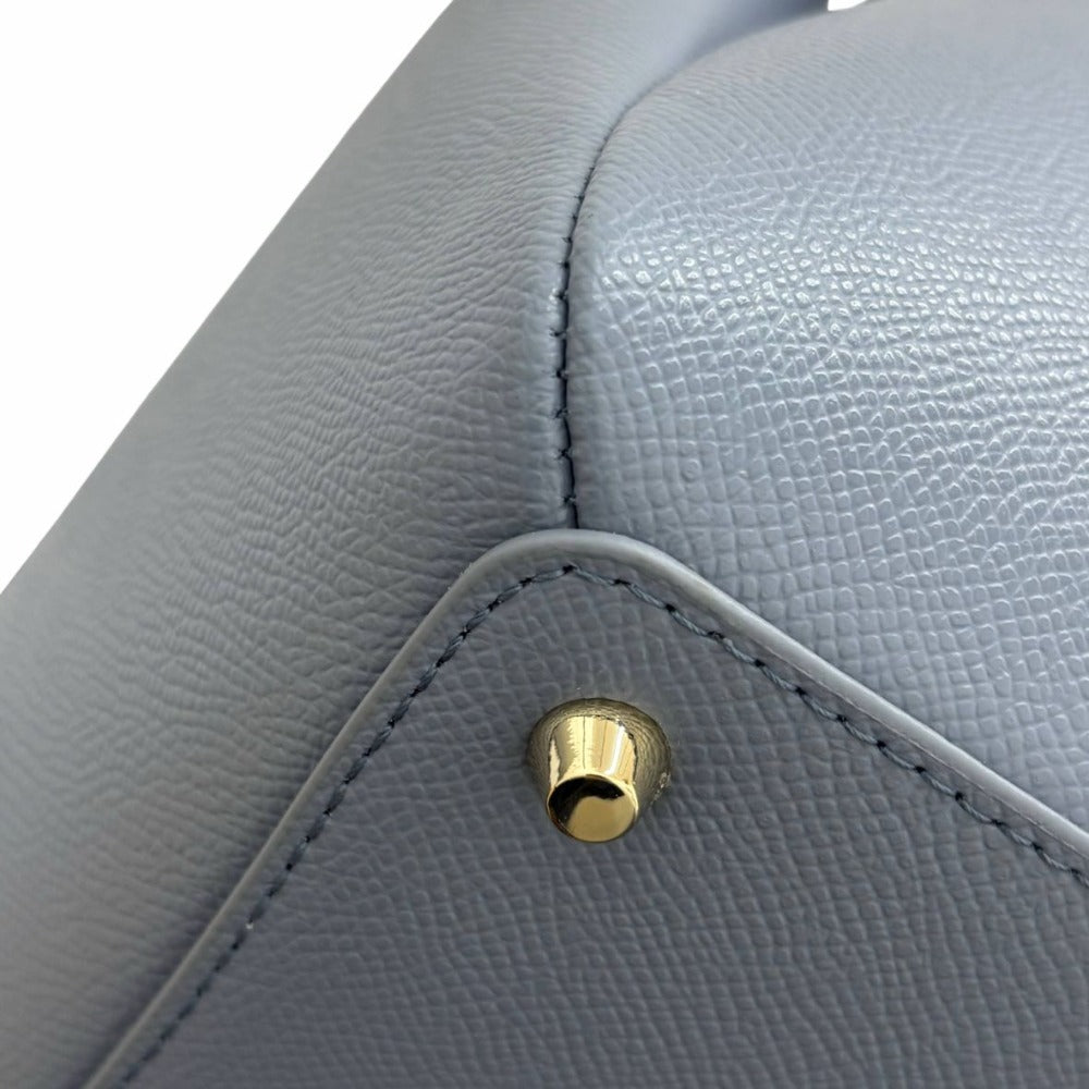 フルラ ハンドバッグ ミネルヴァ Sサイズ 2Way ブルー系 ショルダーストラップ付 シンプル コンパクト 手提げ 斜め掛け レディース 未使用品 Furla