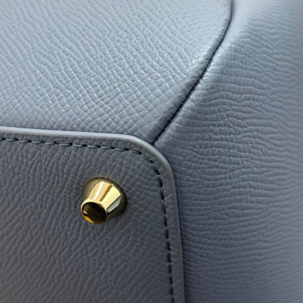 フルラ ハンドバッグ ミネルヴァ Sサイズ 2Way ブルー系 ショルダーストラップ付 シンプル コンパクト 手提げ 斜め掛け レディース 未使用品 Furla