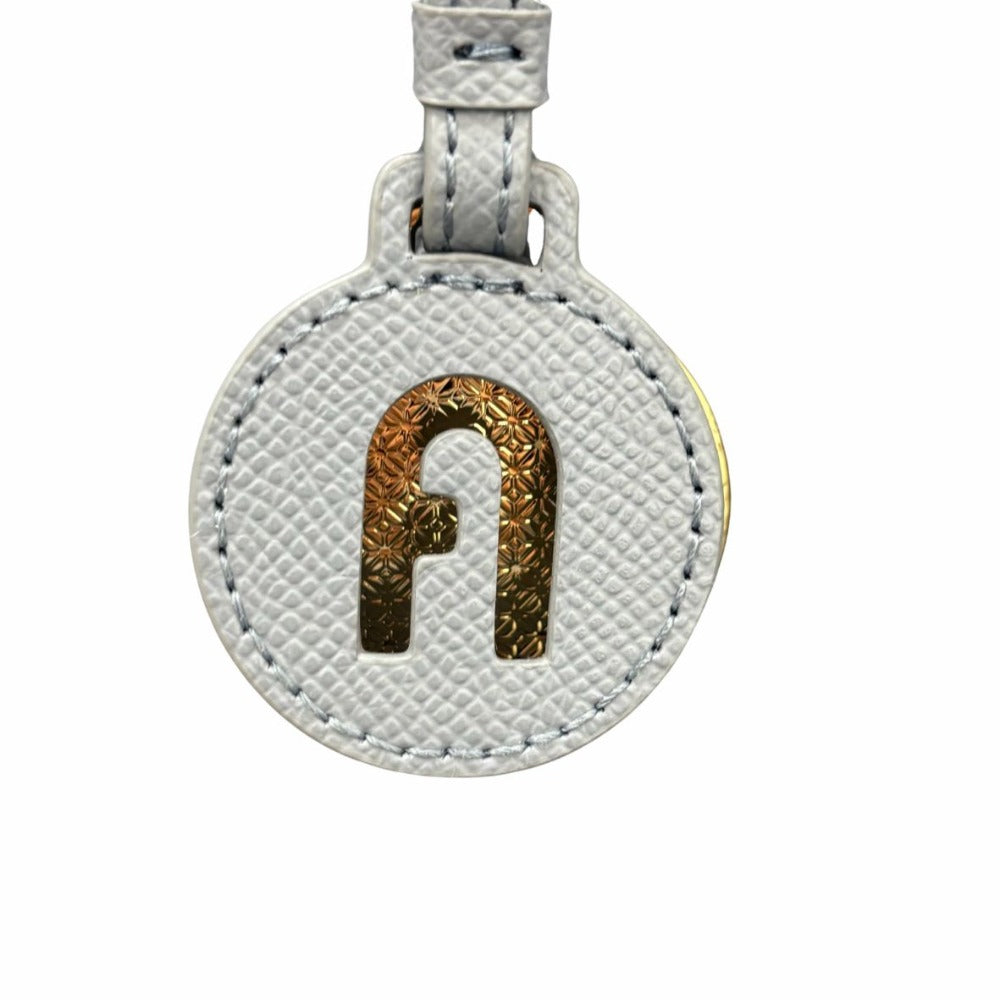 フルラ ハンドバッグ ミネルヴァ Sサイズ 2Way ブルー系 ショルダーストラップ付 シンプル コンパクト 手提げ 斜め掛け レディース 未使用品 Furla