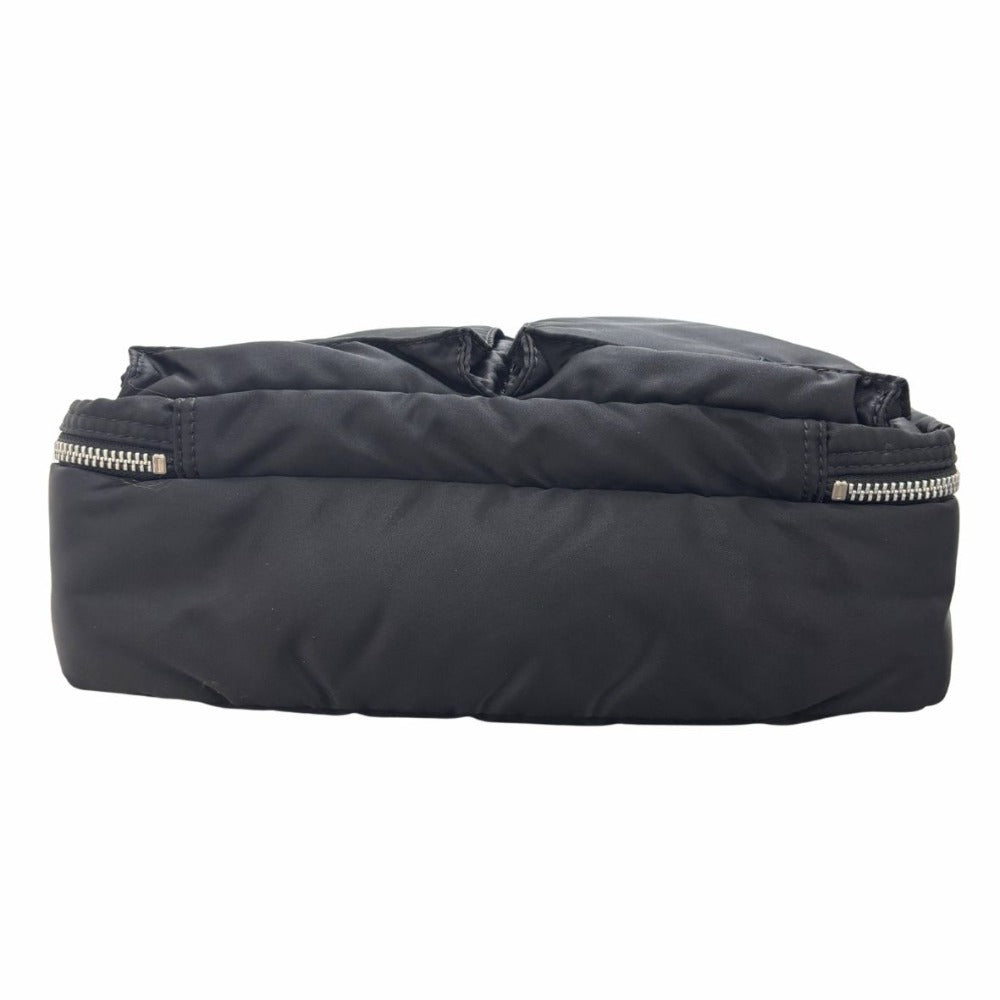 ポーター ショルダーバッグ タンカー スリングバッグ Wジップ Lサイズ コンパクト ブラック 収納 シンプル ナイロン 吉田カバン メンズ PORTER