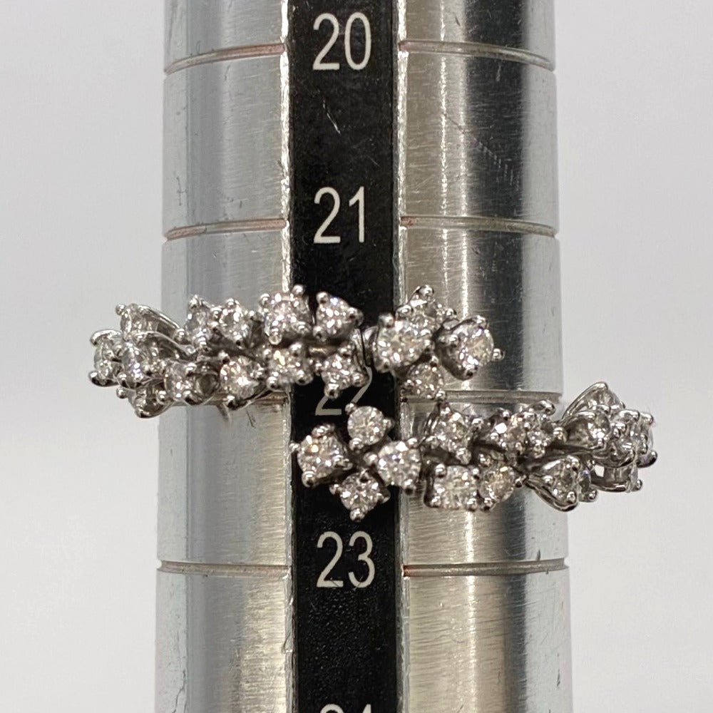 ダミアーニ 指輪 K18WG ミモザ ダイアモンド サイズ52～54 フレキシブル 12号～14号 レディース ホワイトゴールド Damiani リング