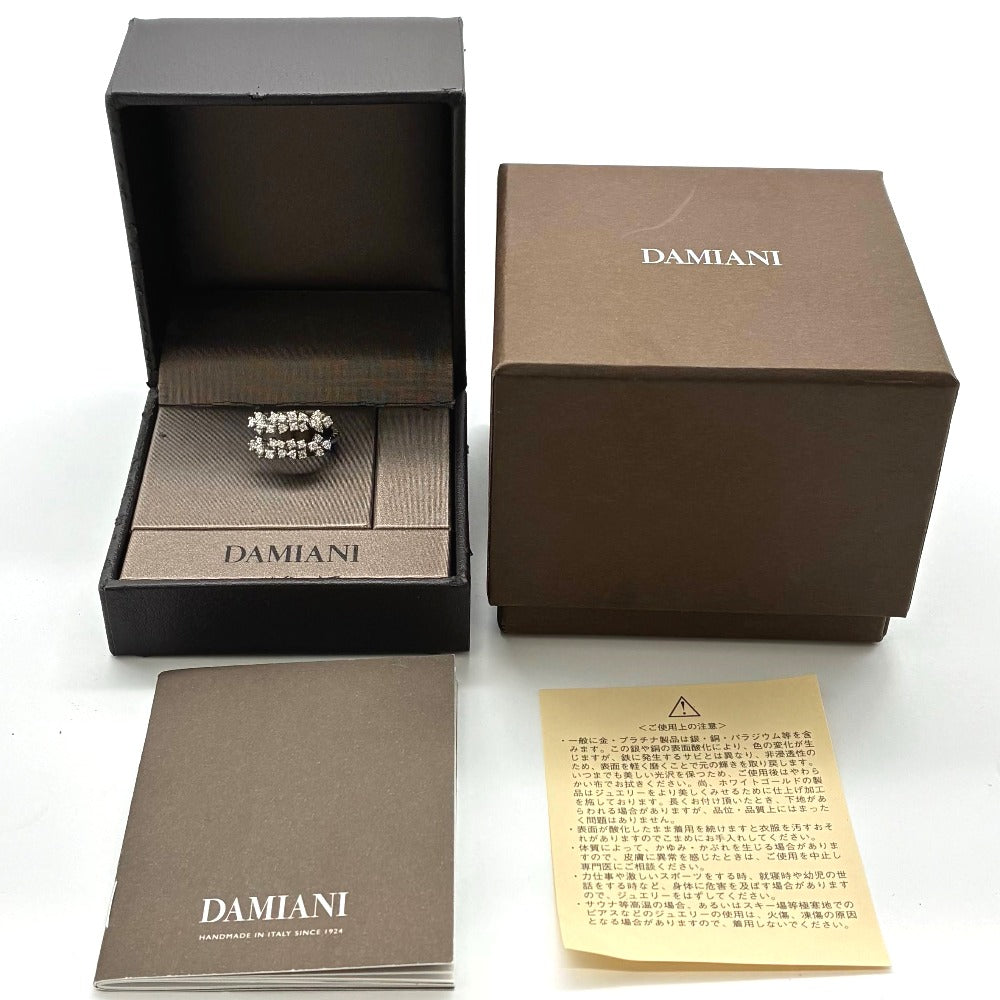 ダミアーニ 指輪 K18WG ミモザ ダイアモンド サイズ52～54 フレキシブル 12号～14号 レディース ホワイトゴールド Damiani リング