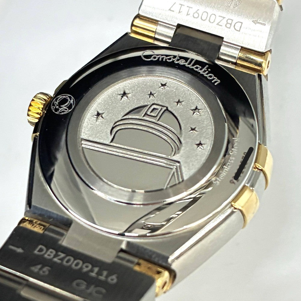 オメガ コンステレーション 25mm クオーツ K18コンビ 131.20.25.60.02.002 イエローゴールド ステンレス シルバー文字盤 レディース OMEGA 腕時計