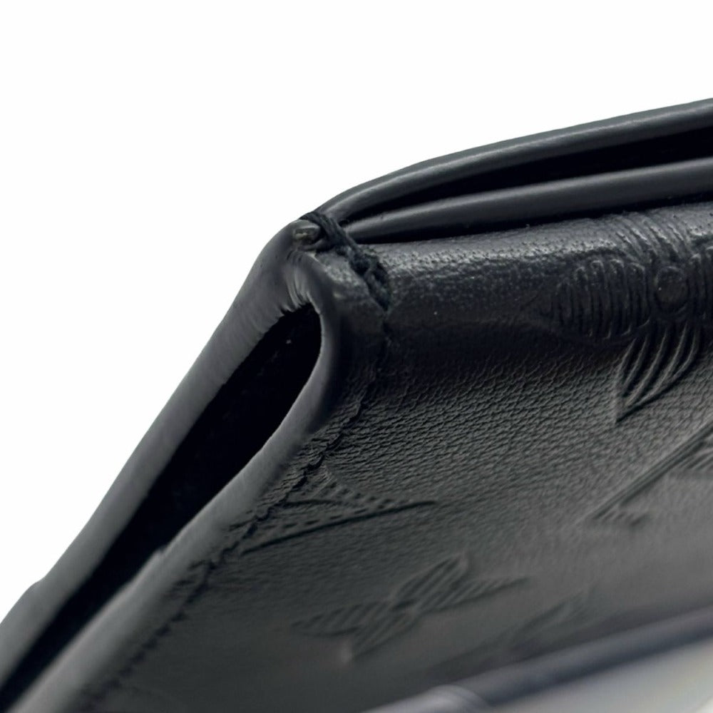 ルイヴィトン コインケース M81526 モノグラムシャドウ RFID内蔵 ブラック レザー ノワール コインケース ハイブリッドウォレット シンプル メンズ LOUIS VUITTON