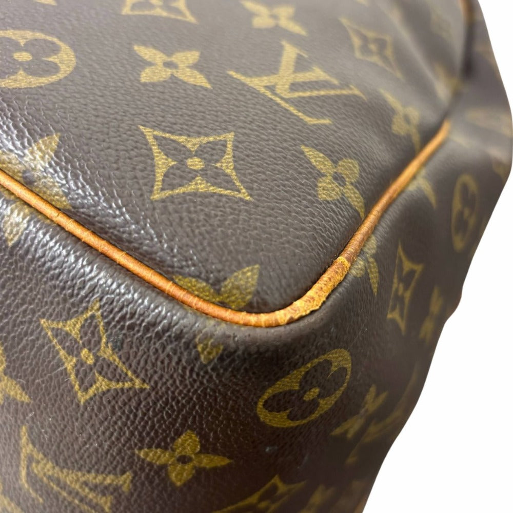 ルイヴィトン キーポル50 M41426 モノグラム PVC レザー ブラウン ゴールド金具 ボストンバッグ トラベル用 旅行鞄 大容量 ユニセックス LOUIS VUITTON