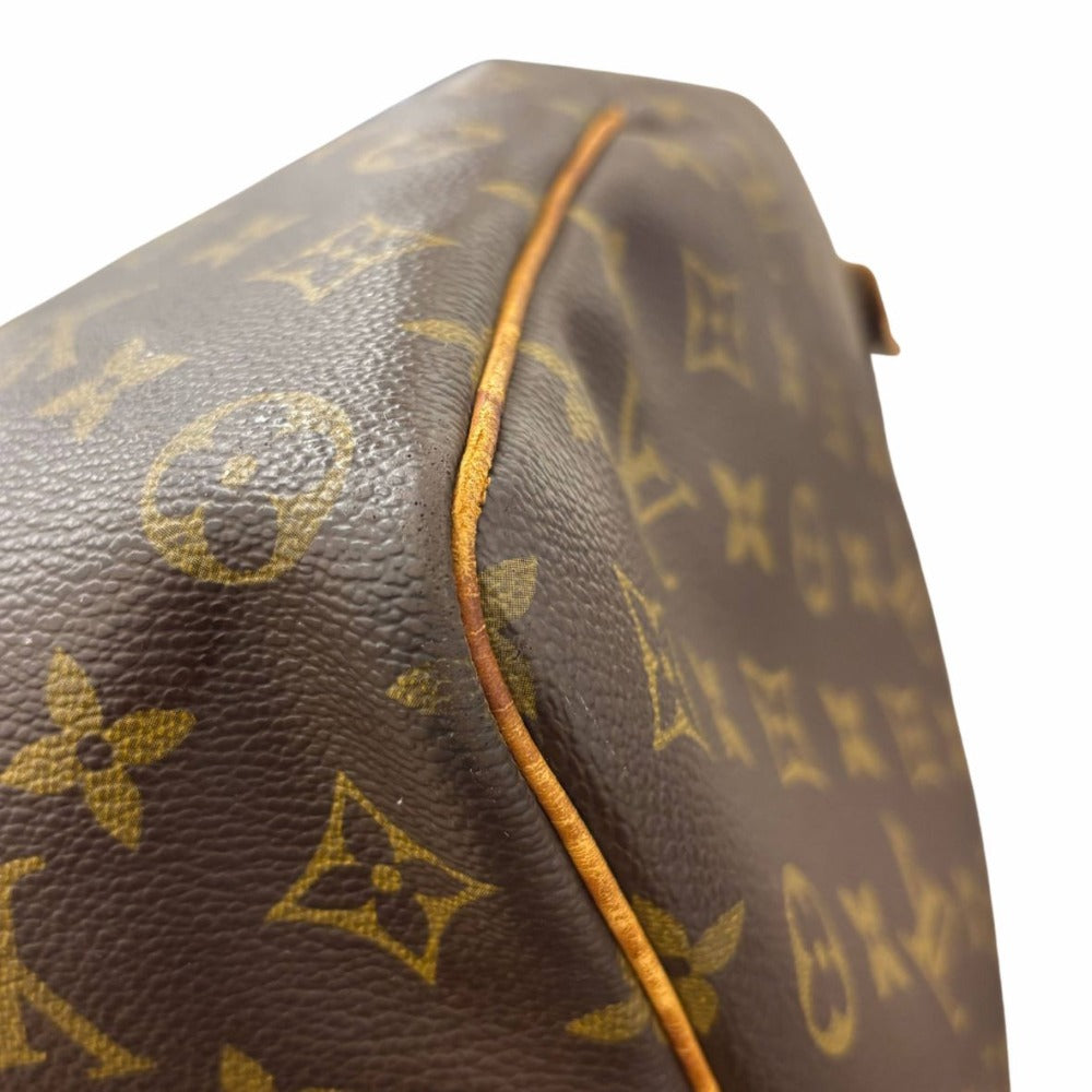ルイヴィトン キーポル50 M41426 モノグラム PVC レザー ブラウン ゴールド金具 ボストンバッグ トラベル用 旅行鞄 大容量 ユニセックス LOUIS VUITTON