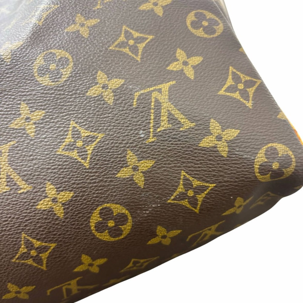 ルイヴィトン キーポル50 M41426 モノグラム PVC レザー ブラウン ゴールド金具 ボストンバッグ トラベル用 旅行鞄 大容量 ユニセックス LOUIS VUITTON