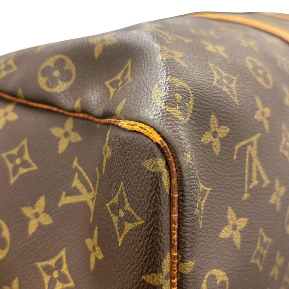 ルイヴィトン キーポル50 M41426 モノグラム PVC レザー ブラウン ゴールド金具 ボストンバッグ トラベル用 旅行鞄 大容量 ユニセックス LOUIS VUITTON