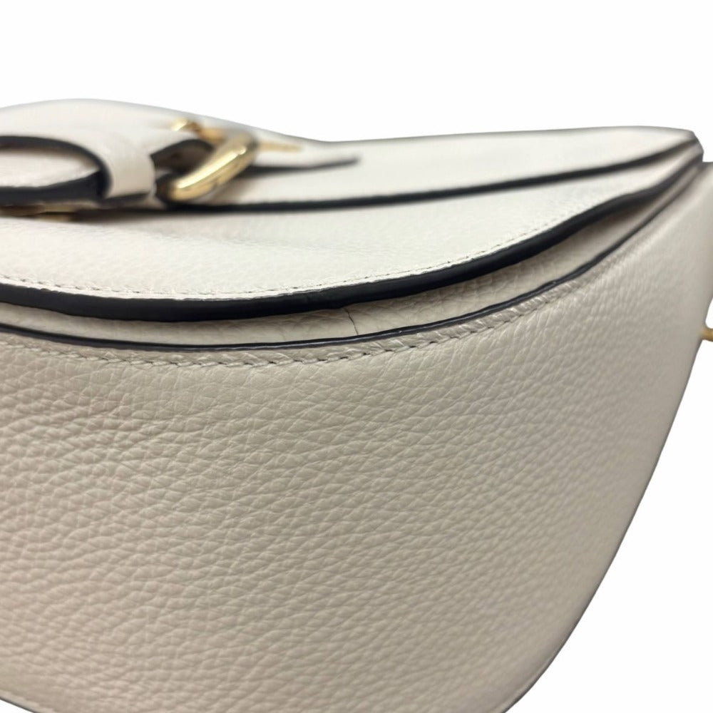 コーチ ショルダーバッグ クレオ レザー C5686 ベージュ ２Way ハンドバッグ ゴールド金具 シンプル 斜め掛け レディース COACH