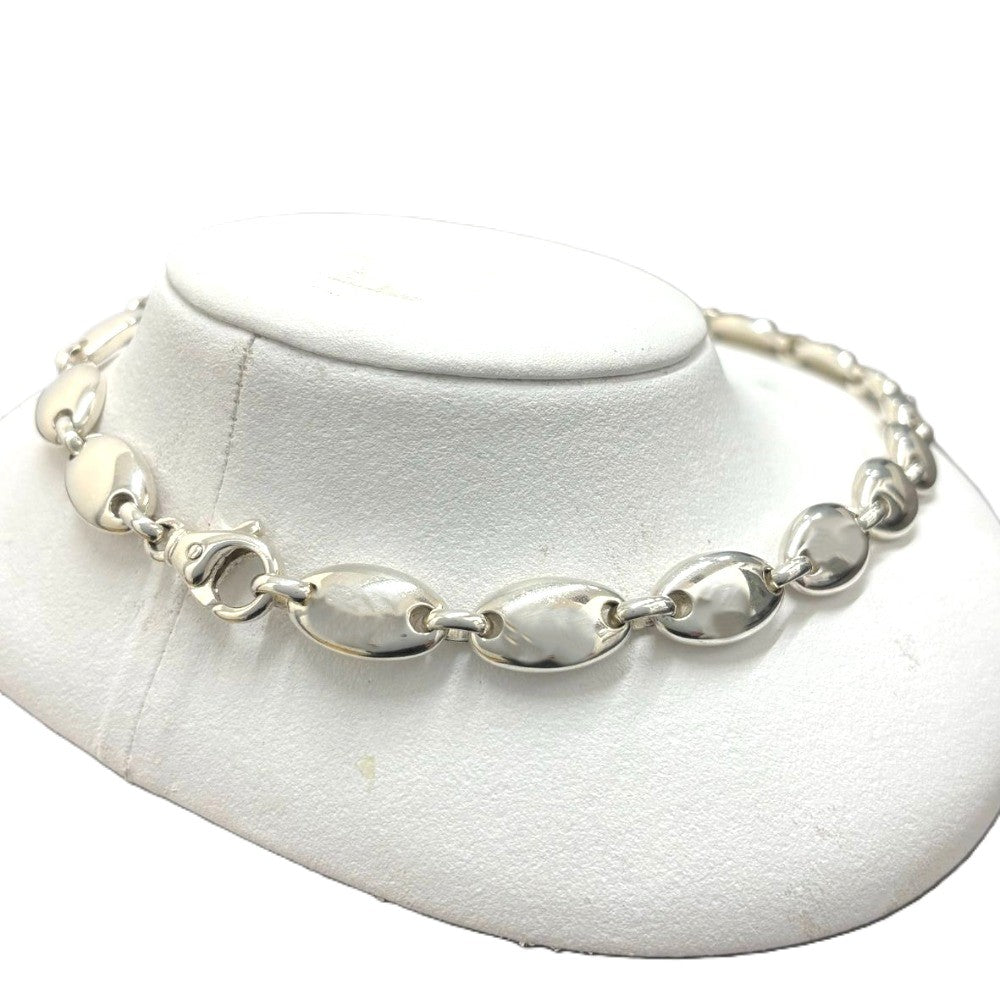 ティファニー ペブルリンク ネックレス チョーカー シルバー925 刻印有 シンプル ヴィンテージ 希少 レディース TIFFANY&Co.