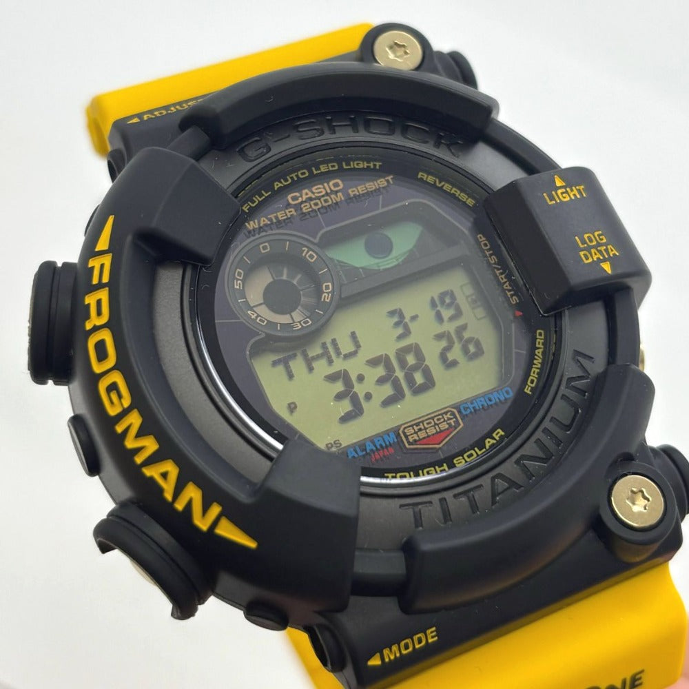 ジーショック FROGMAN イルクジ GW-8200K-9JR ブラック イエロー コラボレーションモデル タフソーラー デジタル CASIO G-SHOCK 未使用品
