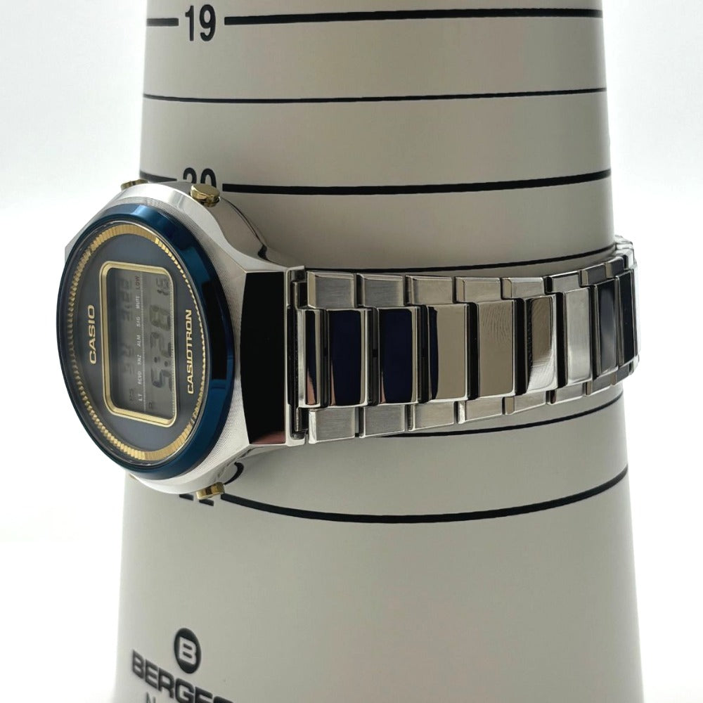 カシオ カシオトロン TRN-50SS-2AJR 復刻限定モデル 42.7mm タフソーラー ステンレス シルバー 5気圧防水 メンズ 未使用品 CASIO 腕時計