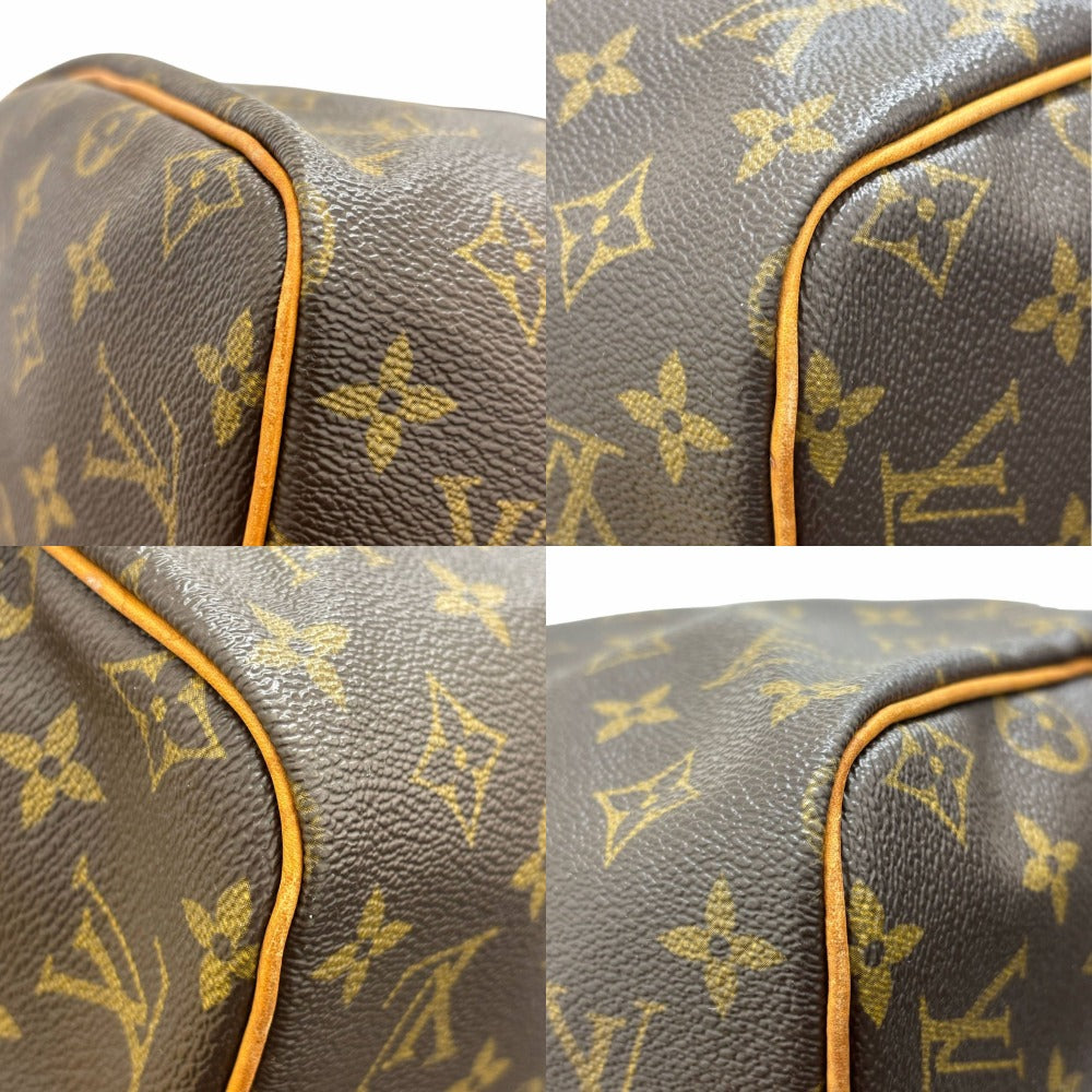 ルイヴィトン スピーディ30 M41526 モノグラム ブラウン ゴールド金具 PVC レザー ミニボストン レディース ハンドバッグ LOUIS VUITTON