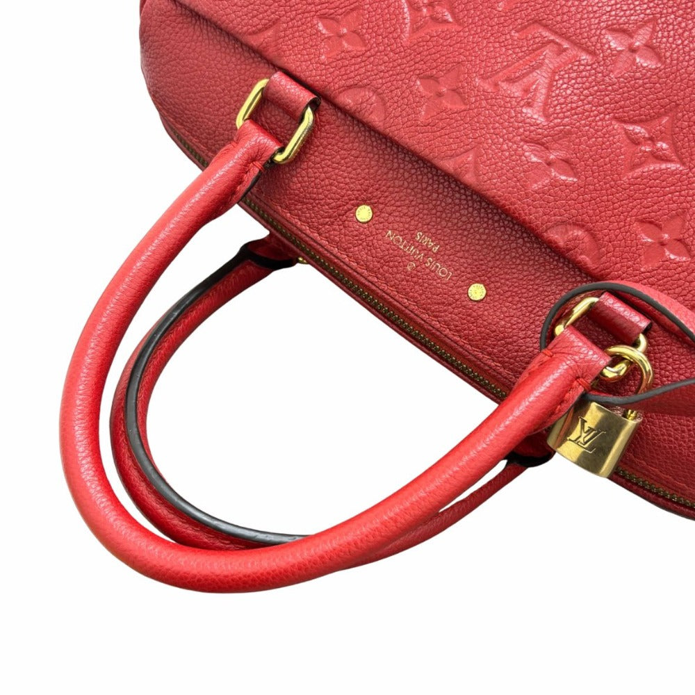 ルイヴィトン ハンドバッグ M42399 モノグラム アンプラント スピーディ バンドリエール25 NM ゴールド金具 レザー レッド LOUIS VUITTON