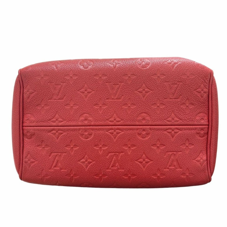 ルイヴィトン ハンドバッグ M42399 モノグラム アンプラント スピーディ バンドリエール25 NM ゴールド金具 レザー レッド LOUIS VUITTON