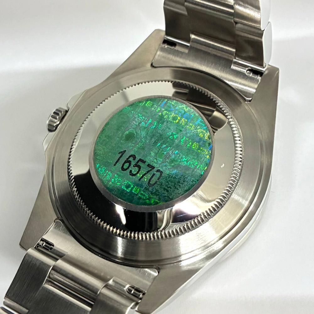 ロレックス 16570 エクスプローラー2 40mm 保証書あり 黒文字盤 D番 2005年ごろ メンズ 自動巻き EXPLORER ROLEX 腕時計