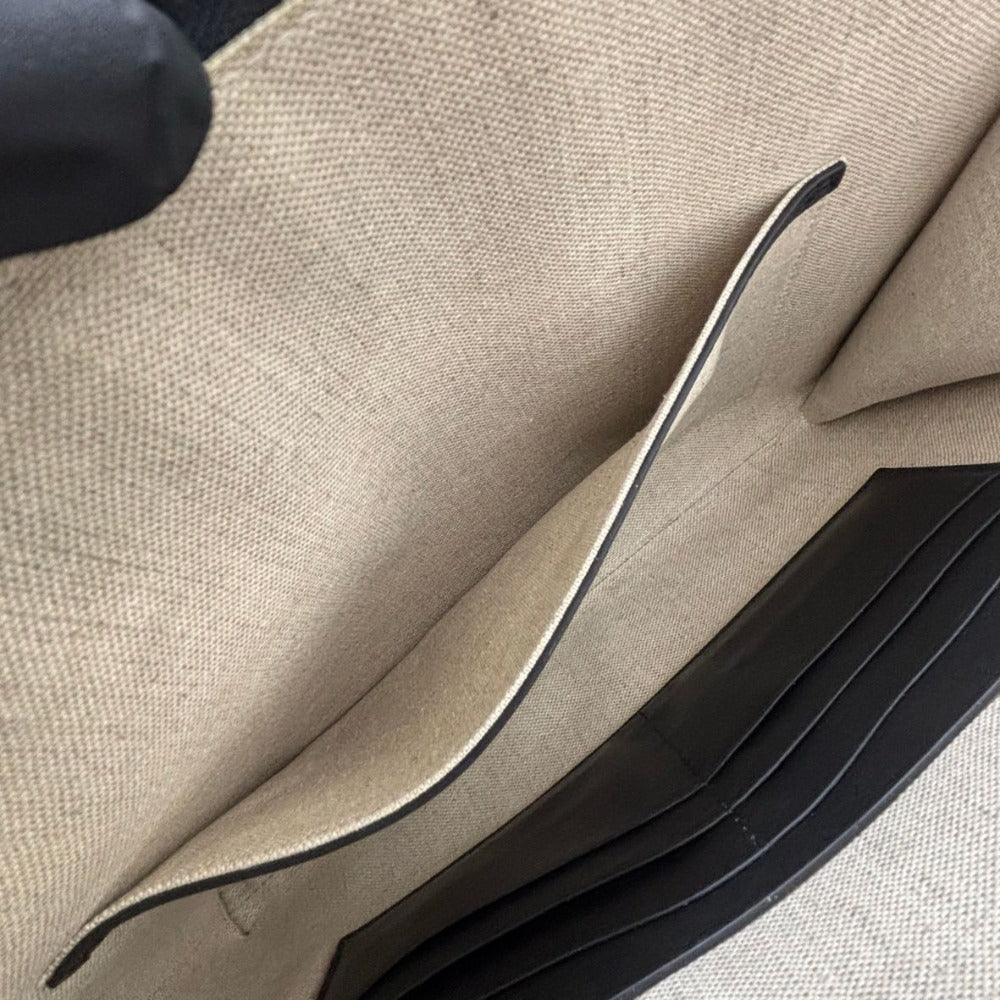 ベルルッティ クラッチバッグ ニノGM スクリットレザー カリグラフィ レザー グレー シルバー金具 カードポケット Berluti