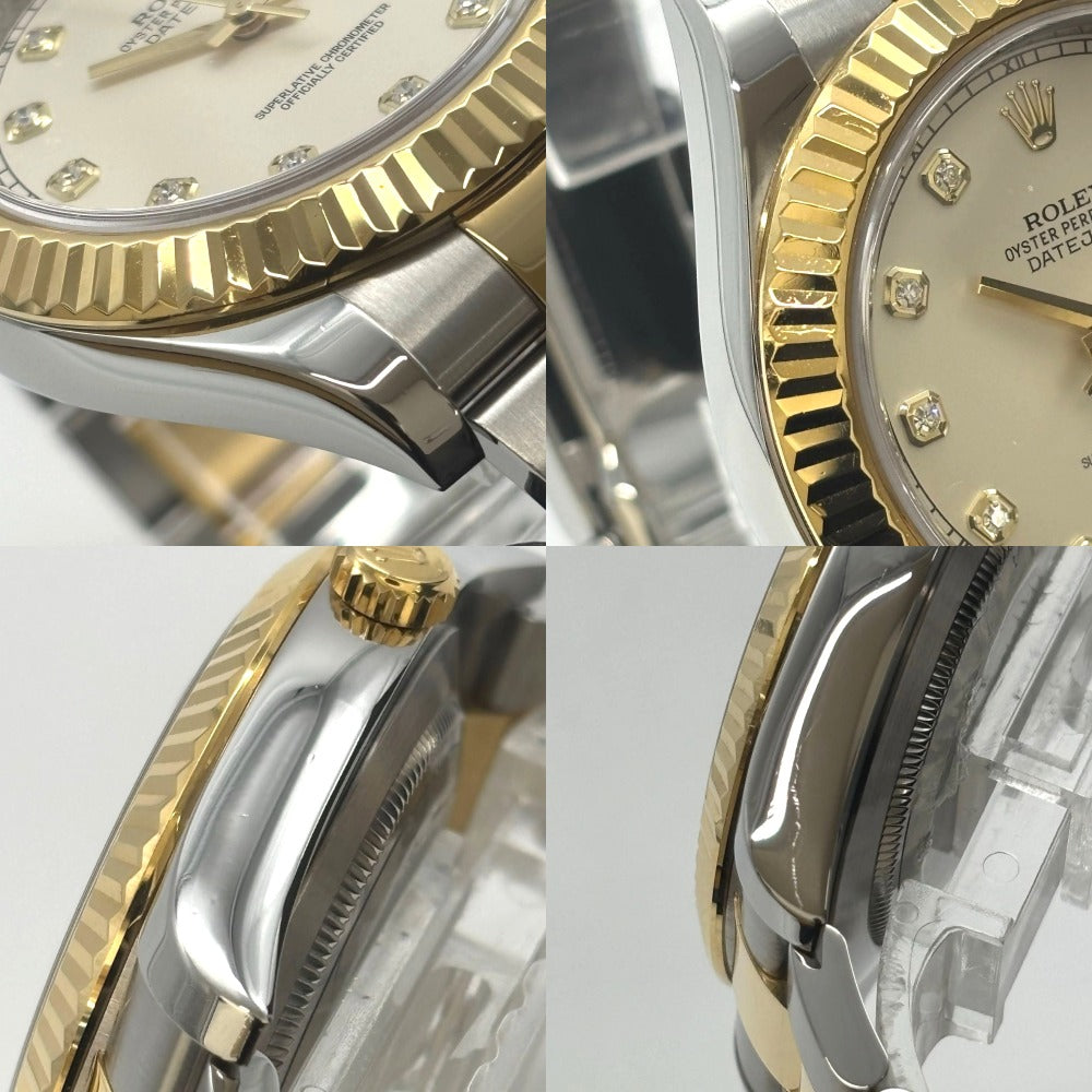 ロレックス デイトジャスト2 Ref.116333G 41mm 保証書2013年 ステンレス K18 オイスターブレス アイボリー文字盤 キャリバー3136 メンズ ROLEX 腕時計