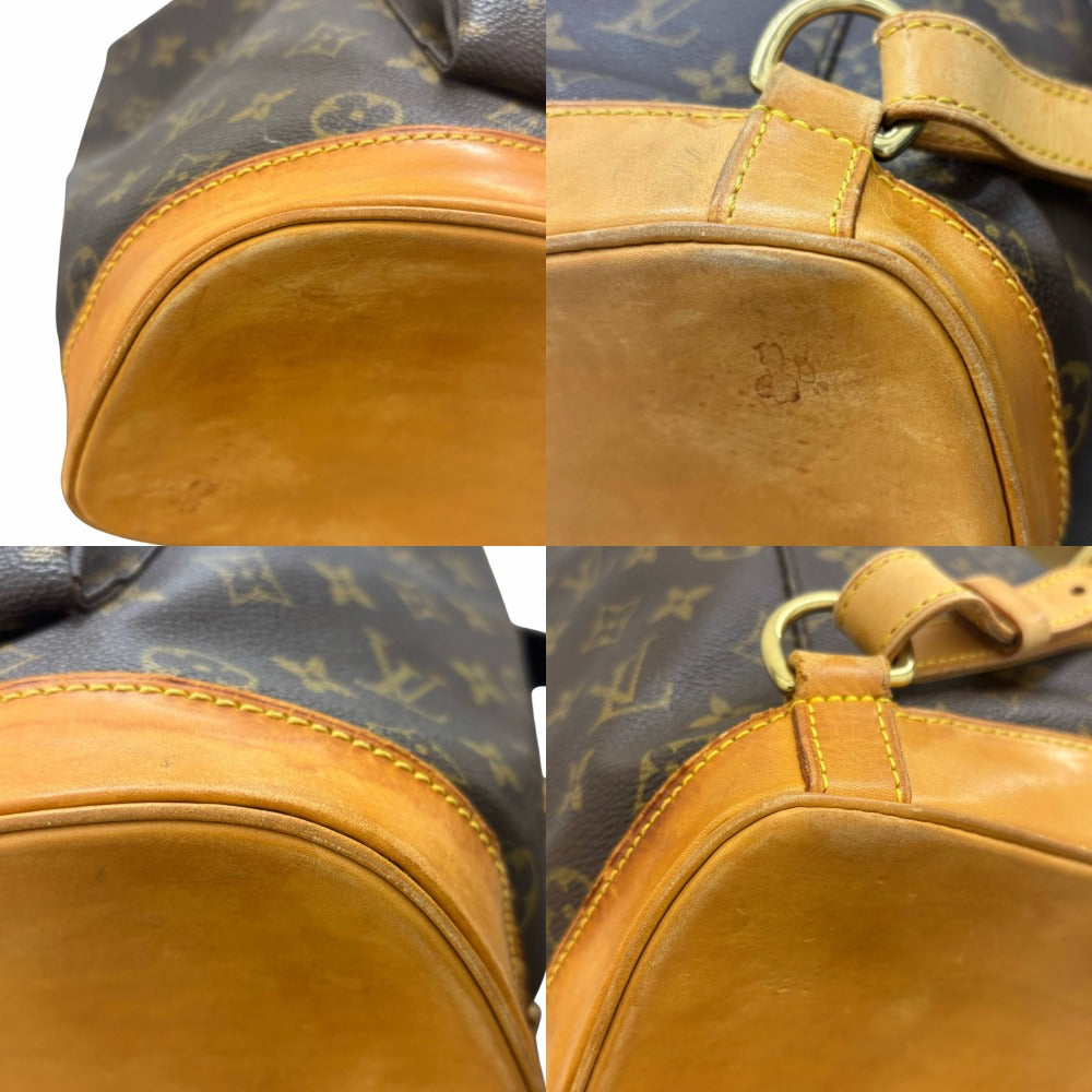 ルイヴィトン モンスリGM モノグラム M51135 ゴールド金具 ブラウン PVC レザー デイパック バックパック メンズ リュック LOUIS VUITTON