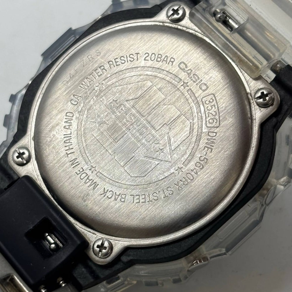 ジーショック DWE-5640RX-7JR 限定モデル クリアリミックス ステンレス×樹脂 スケルトン アニバーサリー 40周年記念 メンズ G-SHOCK 腕時計